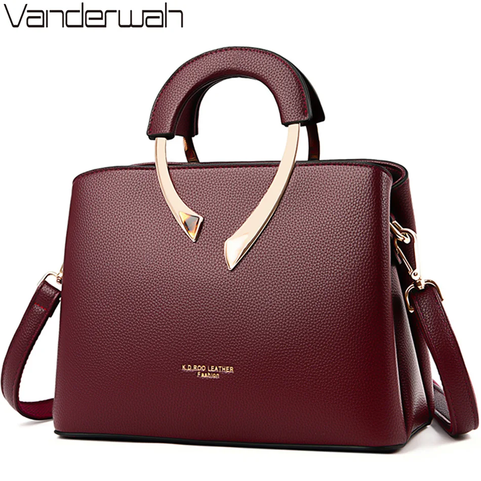 Luxury Bags Reseller - GENUINE VANDERWAH Borsa casual in pelle
