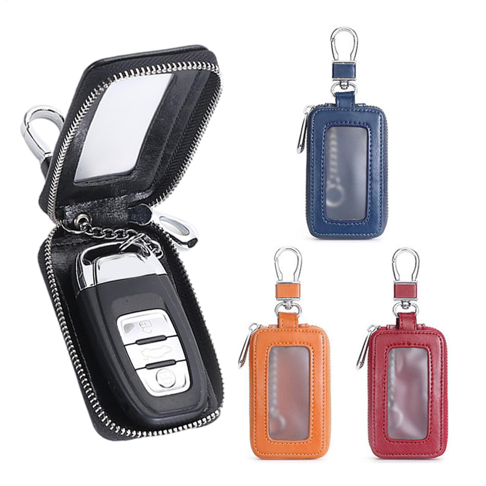 Key Holder Leather Pouch - Portachiavi per Auto, Custodia Protettiva per