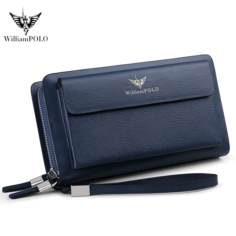 WILLIAMPOLO Borsa Clutch in Pe - Key Holder Leather Pouch recensione e prezzo