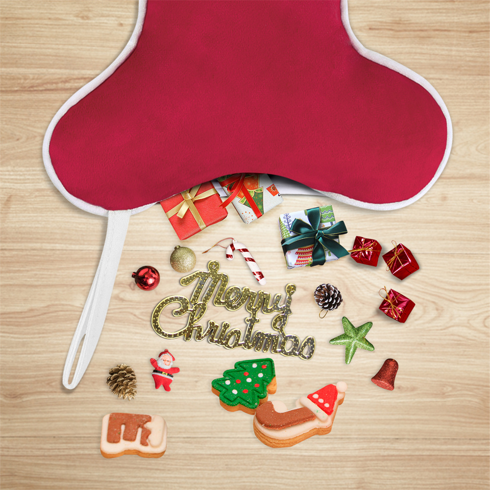 Calza di Natale in Velluto a F - Luxury Xmas Bags recensione e prezzo