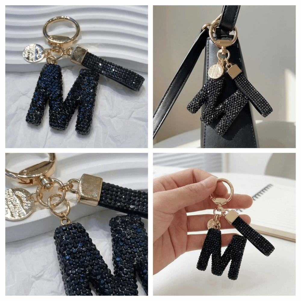 Portachiavi con Lettera Portaf - Luxury Bags Yellow recensione e prezzo