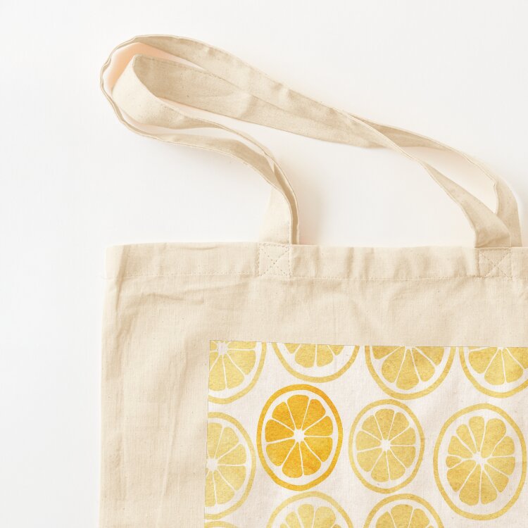 Borsa tote con motivo a fette  - Luxury Bags Yellow recensione e prezzo