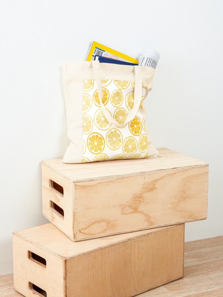 Borsa tote con motivo a fette  - Luxury Bags Yellow recensione e prezzo