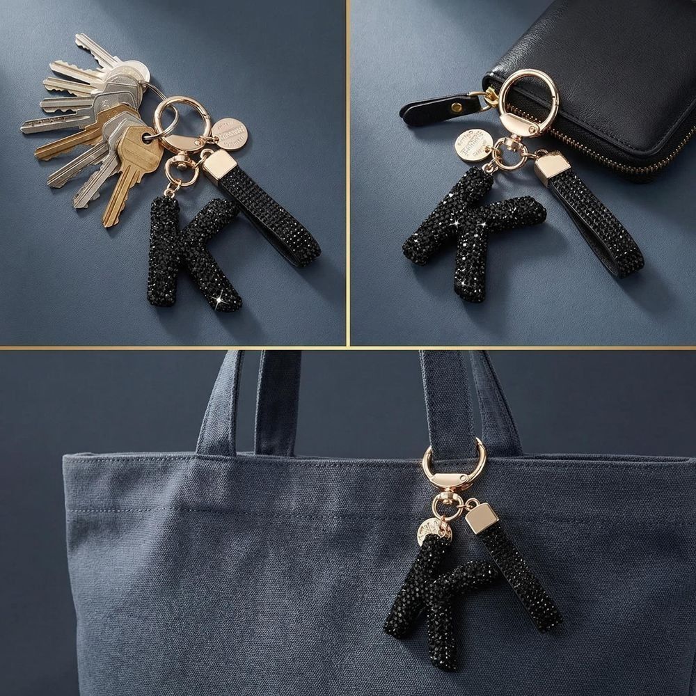 Elegante Portachiavi con Lette - Luxury Bags Yellow recensione e prezzo