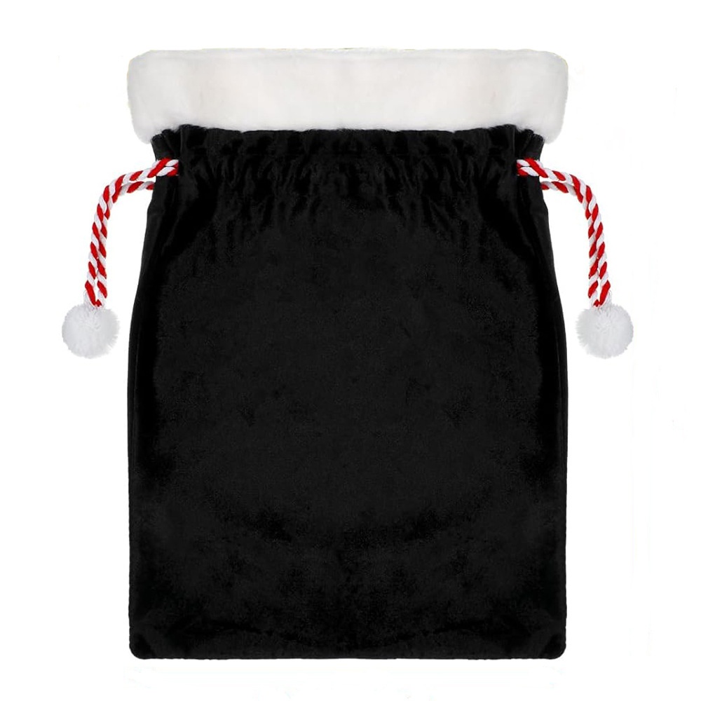 Borsa nera per sacco da Babbo  - Luxury Xmas Bags recensione e prezzo