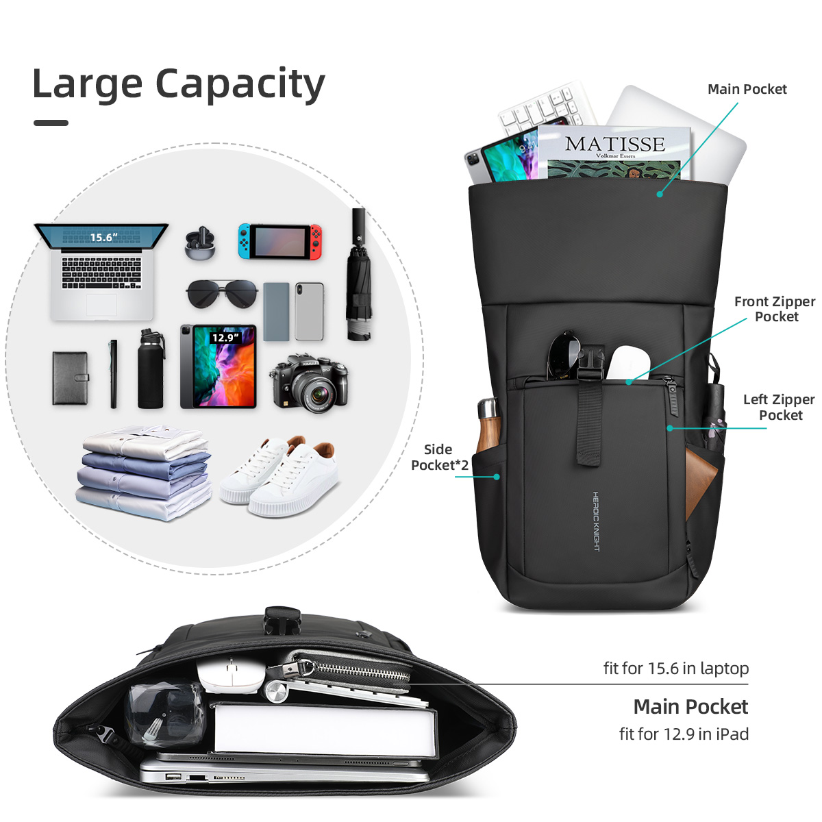 Heroic Knight Zaino rolltop di - Luxury Bags Coach recensione e prezzo